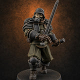 Rifle Bearing Shield Wielding Trooper C — painted concept preview (miniature supplied unpainted)