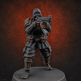 Weird War Japanese Ninja SMG Gunners B — painted concept preview (miniature supplied unpainted)