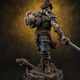 Tentacle Writhing Sword Levelling Voidtouched Swordsman D — painted concept preview (miniature supplied unpainted)