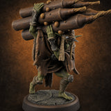 Lantern Pole Carrying Goblin Scout C Miniature for Dungeons and Dragons, Pathfinder or other TTRPGs