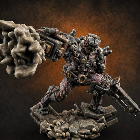 Stitched Together Wrong Necrolinked Wight D Miniature for Dungeons and Dragons, Pathfinder or other TTRPGs