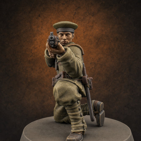 Weird War Japanese Aiming Riflemen B — painted concept preview (miniature supplied unpainted)