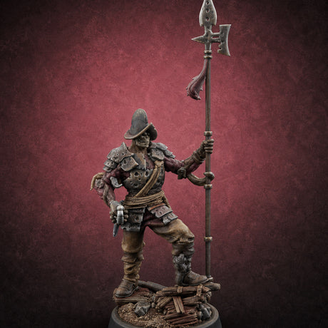 Tentacle Writhing Sword Levelling Voidtouched Swordsman B — painted concept preview (miniature supplied unpainted)