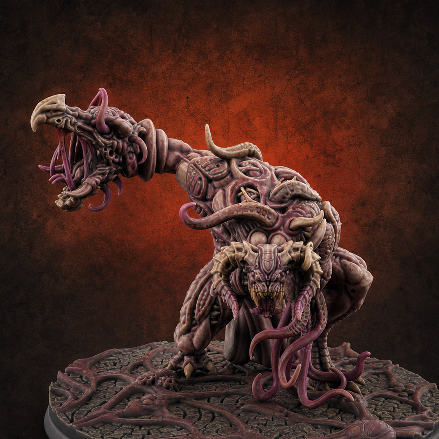Tentacles Writhing Star Spawn Despoilers A — painted concept preview (miniature supplied unpainted)