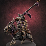 Forking Forward Halfling Pony Riders D — painted concept preview (miniature supplied unpainted)