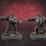 Skull Hurling Draugr Siege Engineers Miniature for Dungeons and Dragons, Pathfinder or other TTRPGs
