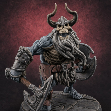 Frostbound Horde Draugr Warrior A Miniature for Dungeons and Dragons, Pathfinder or other TTRPGs