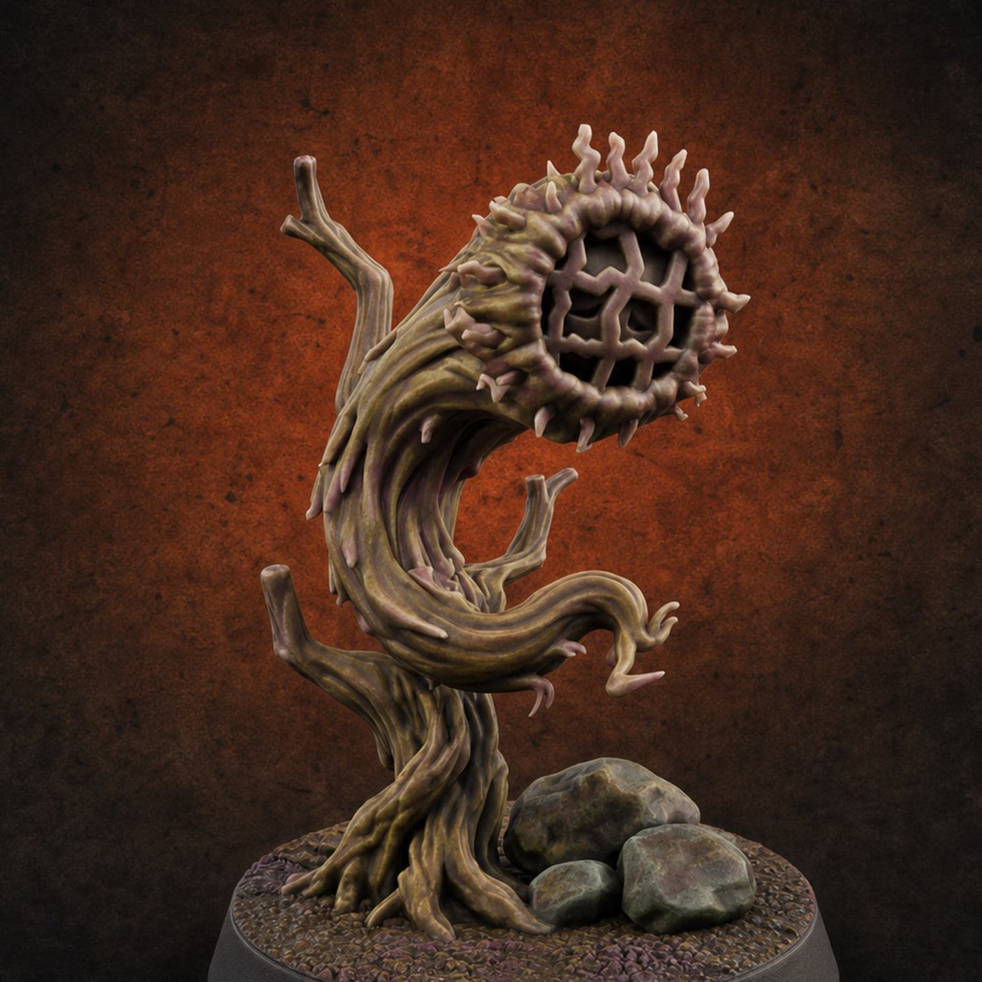 Hollow Eye Looming Mi-Go Fungus B — painted concept preview (miniature supplied unpainted)