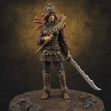 Serrated Blade Human Warrior Miniature for Dungeons and Dragons, Pathfinder or other TTRPGs