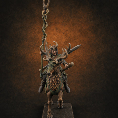 Antlered Tribe Forest Centaur E Miniature for Dungeons and Dragons, Pathfinder or other TTRPGs