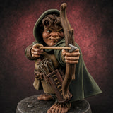 Bow Drawn Steady Halfling Archers D — painted concept preview (miniature supplied unpainted)