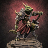 Dominant Striding Kobold Leader Miniature for Dungeons and Dragons, Pathfinder or other TTRPGs