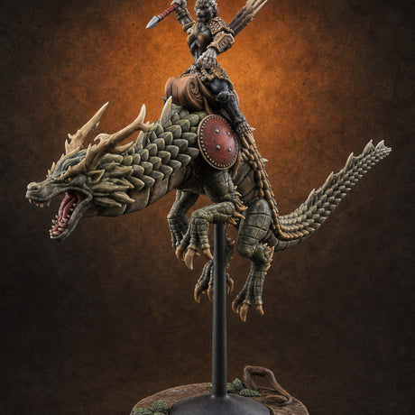 Saddle Riding Hadozee Dragon Riders D Miniature for Dungeons and Dragons, Pathfinder or other TTRPGs