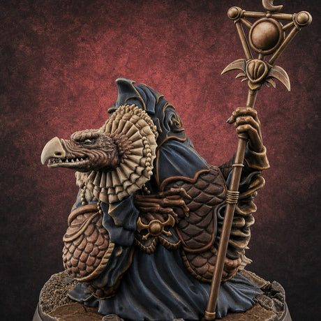 Scepter Held High Aarakocra Sorceress — painted concept preview (miniature supplied unpainted)