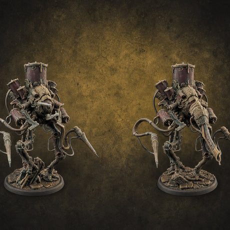 Tower Topped Tentacled Corpse Fleet Collectors — painted concept preview (miniature supplied unpainted)