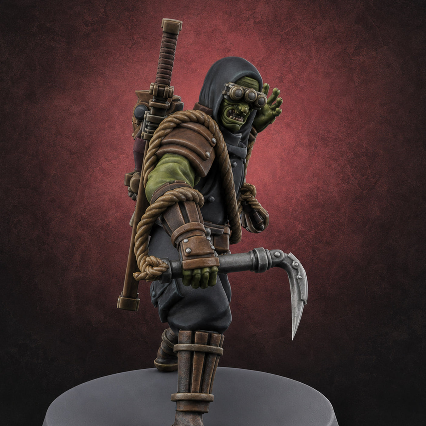 Weird War Japanese Ninja Soldiers F — painted concept preview (miniature supplied unpainted)