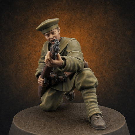 Weird War Japanese Aiming Riflemen D — painted concept preview (miniature supplied unpainted)