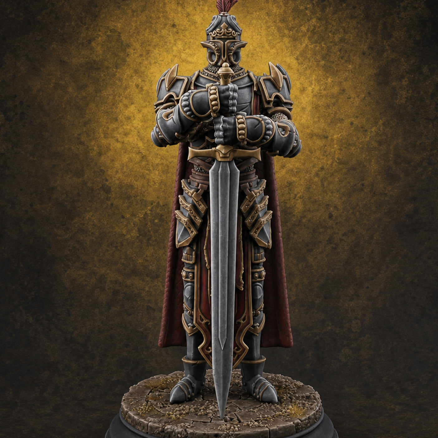 Trio Of Blades Animated Armor Knights A Miniature for Dungeons and Dragons, Pathfinder or other TTRPGs