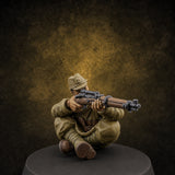Squinting Down The Barrel World War 2 Japanese Sniper A Miniature for Dungeons and Dragons, Pathfinder or other TTRPGs