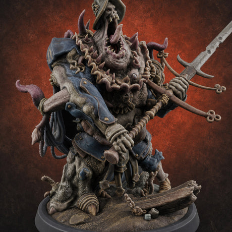 Barnacle Encrusted Dead Sailor A Miniature for Dungeons and Dragons, Pathfinder or other TTRPGs