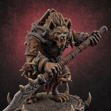 The Bloodhowl Gnolls E — painted concept preview (miniature supplied unpainted)