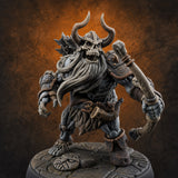 Frostbound Horde Draugr Warrior F Miniature for Dungeons and Dragons, Pathfinder or other TTRPGs