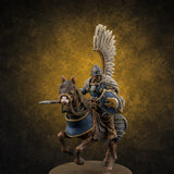 Hussar Charging Lancer Cavalry Set C Miniature for Dungeons and Dragons, Pathfinder or other TTRPGs