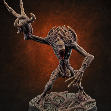 Horns Held High Star Spawn Seers A Miniature for Dungeons and Dragons, Pathfinder or other TTRPGs