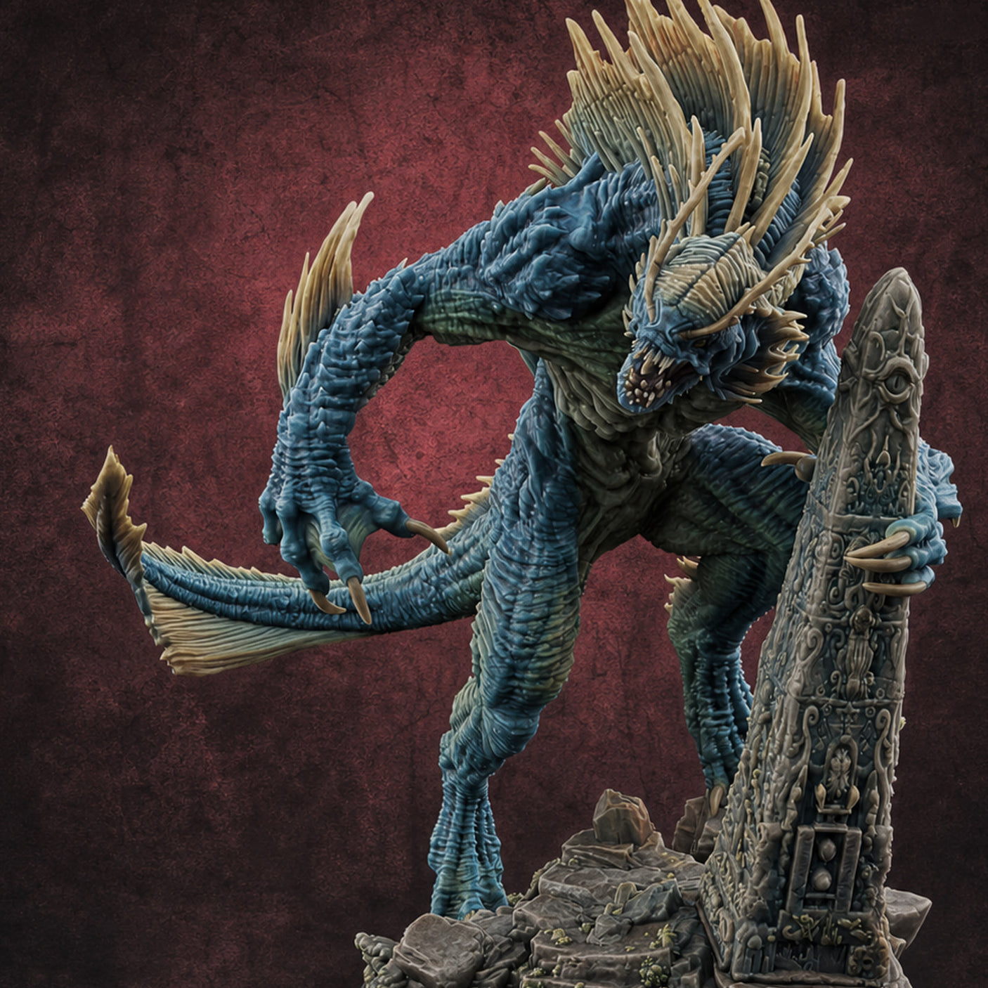 Ascending From The Depths Father Dagon Miniature for Dungeons and Dragons, Pathfinder or other TTRPGs