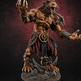 Perched And Brandishing Rakshasa Prowlers B Miniature for Dungeons and Dragons, Pathfinder or other TTRPGs