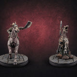 Axe Raised Victorious Ghoul Riders — painted concept preview (miniature supplied unpainted)