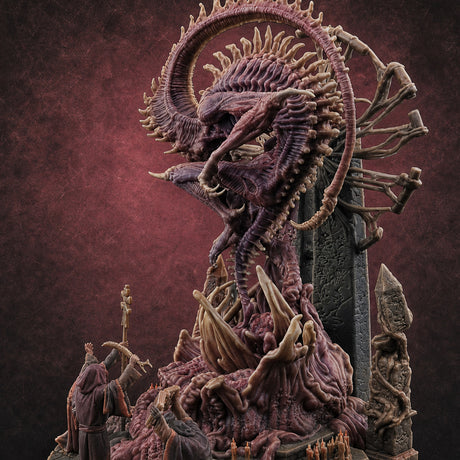 Awaking Nyarlathotep Miniature for Dungeons and Dragons, Pathfinder or other TTRPGs