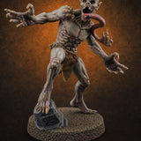 Clawing Ravenously Ghoul E Miniature for Dungeons and Dragons, Pathfinder or other TTRPGs