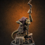 Hoarding Over Treasure Kobold Merchant Miniature for Dungeons and Dragons, Pathfinder or other TTRPGs