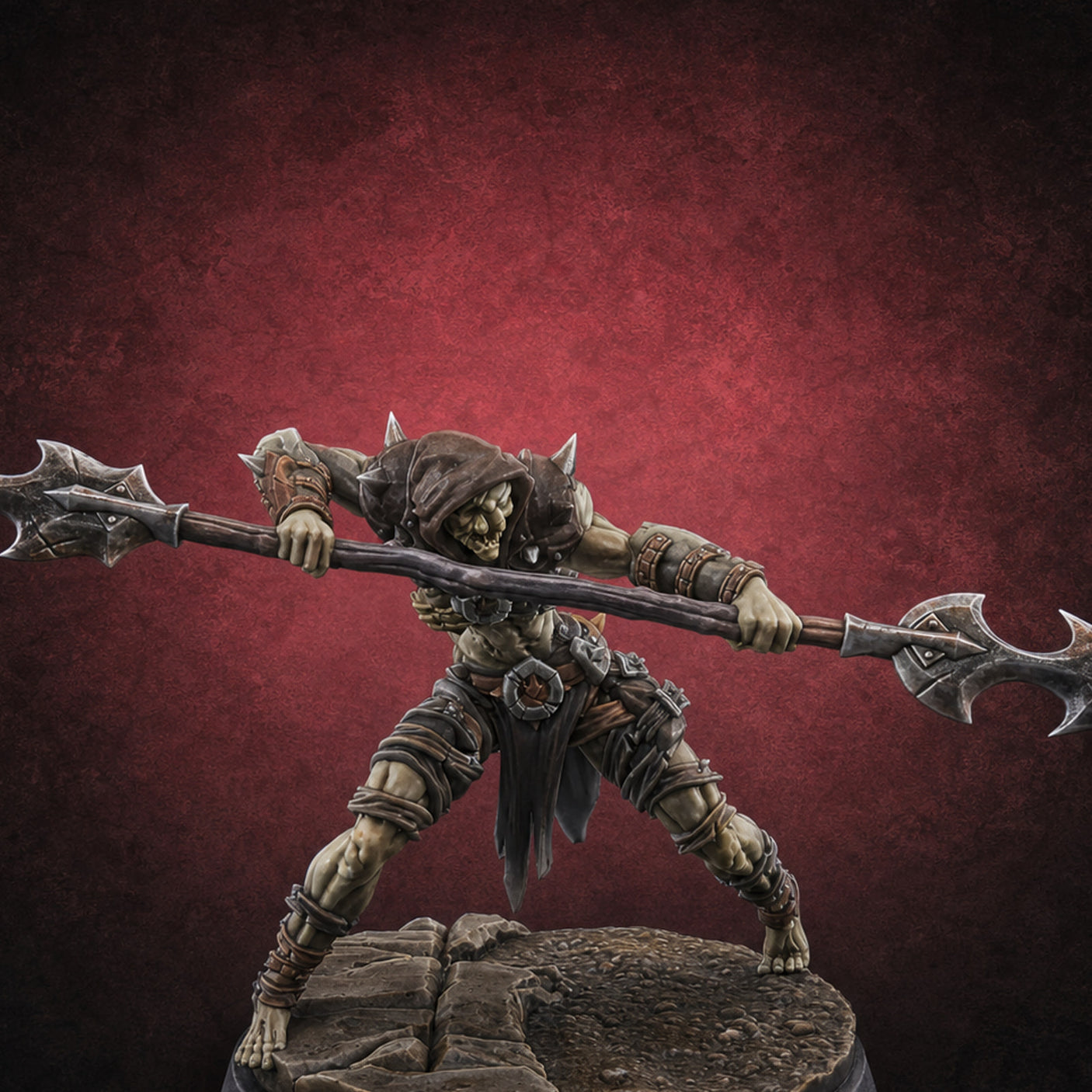 Drawing Back For The Shot Ghoul Archers B — painted concept preview (miniature supplied unpainted)