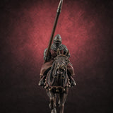 Charging Forward Mounted Human Lancers D — painted concept preview (miniature supplied unpainted)