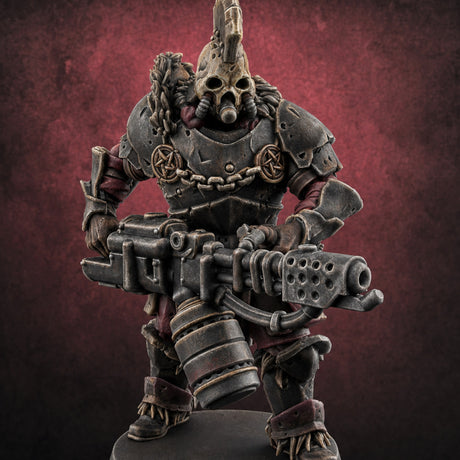 Skull Power Armored Space Warriors B — painted concept preview (miniature supplied unpainted)