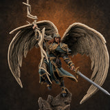 Crackling Ascended Angel Paladin Miniature for Dungeons and Dragons, Pathfinder or other TTRPGs