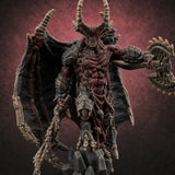 Wings Spread Menacing Demon Lord — painted concept preview (miniature supplied unpainted)