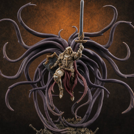 Exploding With Power Angel Miniature for Dungeons and Dragons, Pathfinder or other TTRPGs