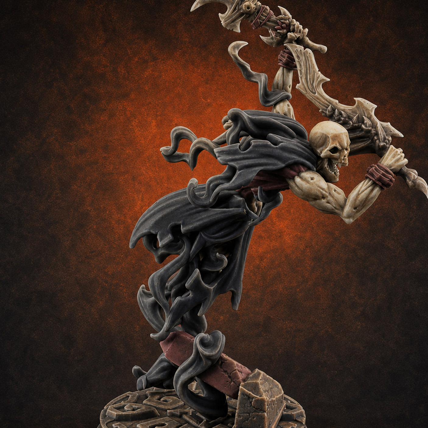 Clawing Through The Veil Specter Wraiths A — painted concept preview (miniature supplied unpainted)