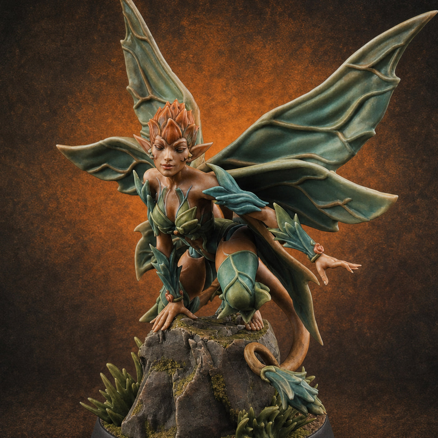 Wings Unfurling Gracefully Sprite Enchantresses B Miniature for Dungeons and Dragons, Pathfinder or other TTRPGs
