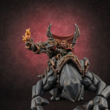 Storming Forward Dwarf Siege Troops C — painted concept preview (miniature supplied unpainted)