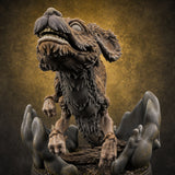 Air Swimming Overgrown Blink Dog Miniature for Dungeons and Dragons, Pathfinder or other TTRPGs
