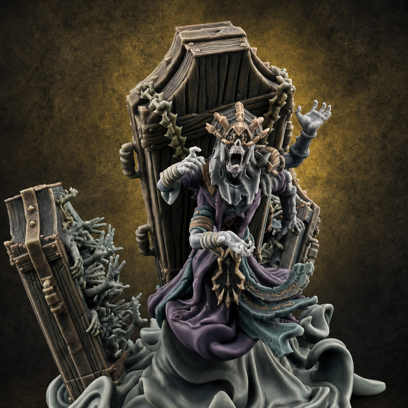 Haunting The Halls Wraith Specter Miniature for Dungeons and Dragons, Pathfinder or other TTRPGs