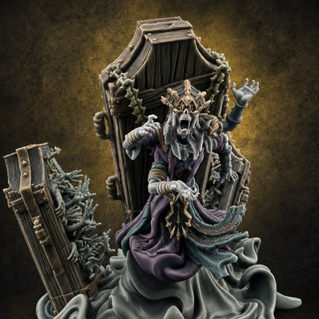 Haunting The Halls Wraith Specter Miniature for Dungeons and Dragons, Pathfinder or other TTRPGs