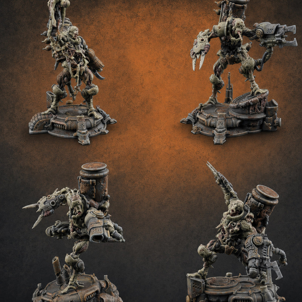 Junk Hoarding Necrolinked Wights Miniature for Dungeons and Dragons, Pathfinder or other TTRPGs
