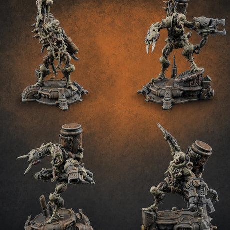 Junk Hoarding Necrolinked Wights Miniature for Dungeons and Dragons, Pathfinder or other TTRPGs