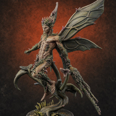 Zipping Around Sprite Thorn Knights B Miniature for Dungeons and Dragons, Pathfinder or other TTRPGs