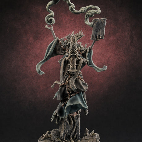 Robes Trailing Lich Shaman B Miniature for Dungeons and Dragons, Pathfinder or other TTRPGs